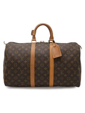 Louis Vuitton Monogram Keepall 45 Boston Bag Travel Purse